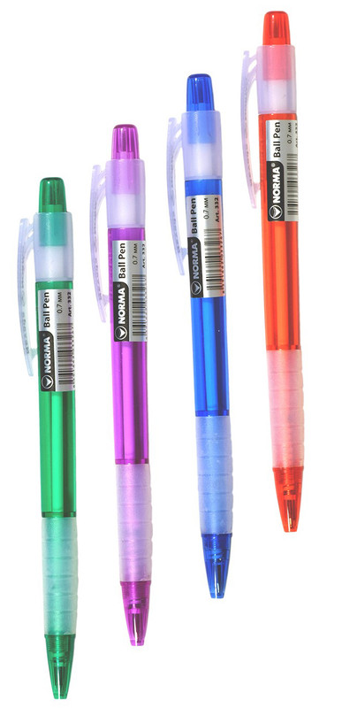 Ручка кулькова NORMA NEVADA (332N), автоматична, чорнила сині